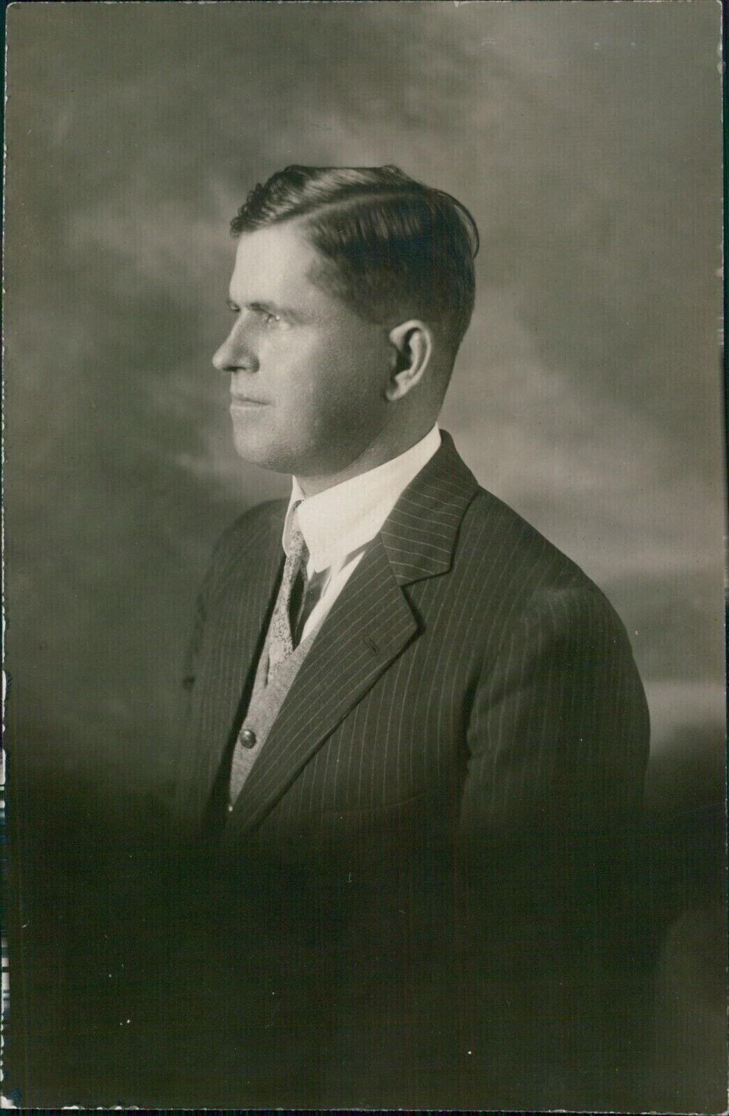 Early 1900s Jason B Roark Chairman Parade Committee Business Man 4X6 Press Photo