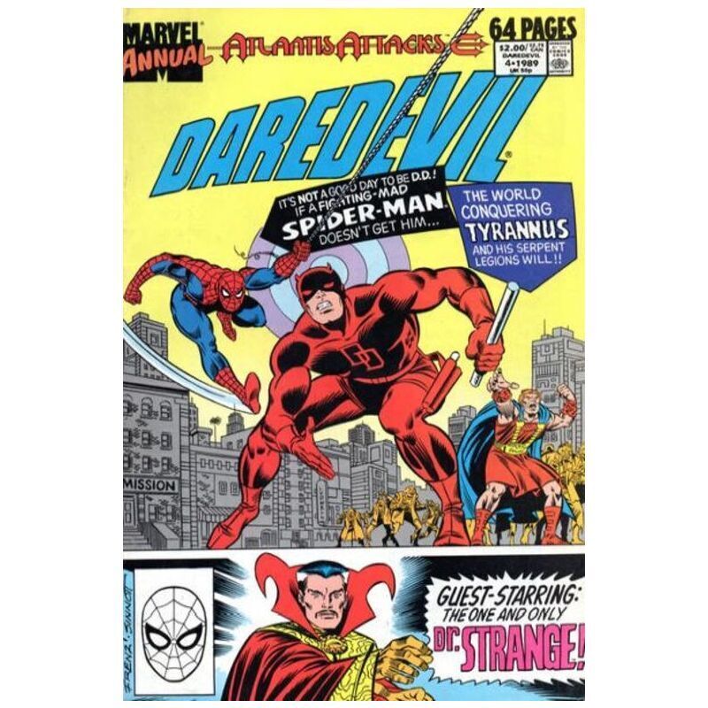 Daredevil (1964 series) Annual #5 Cover says #4 but it is #5 in NM minus. [q/