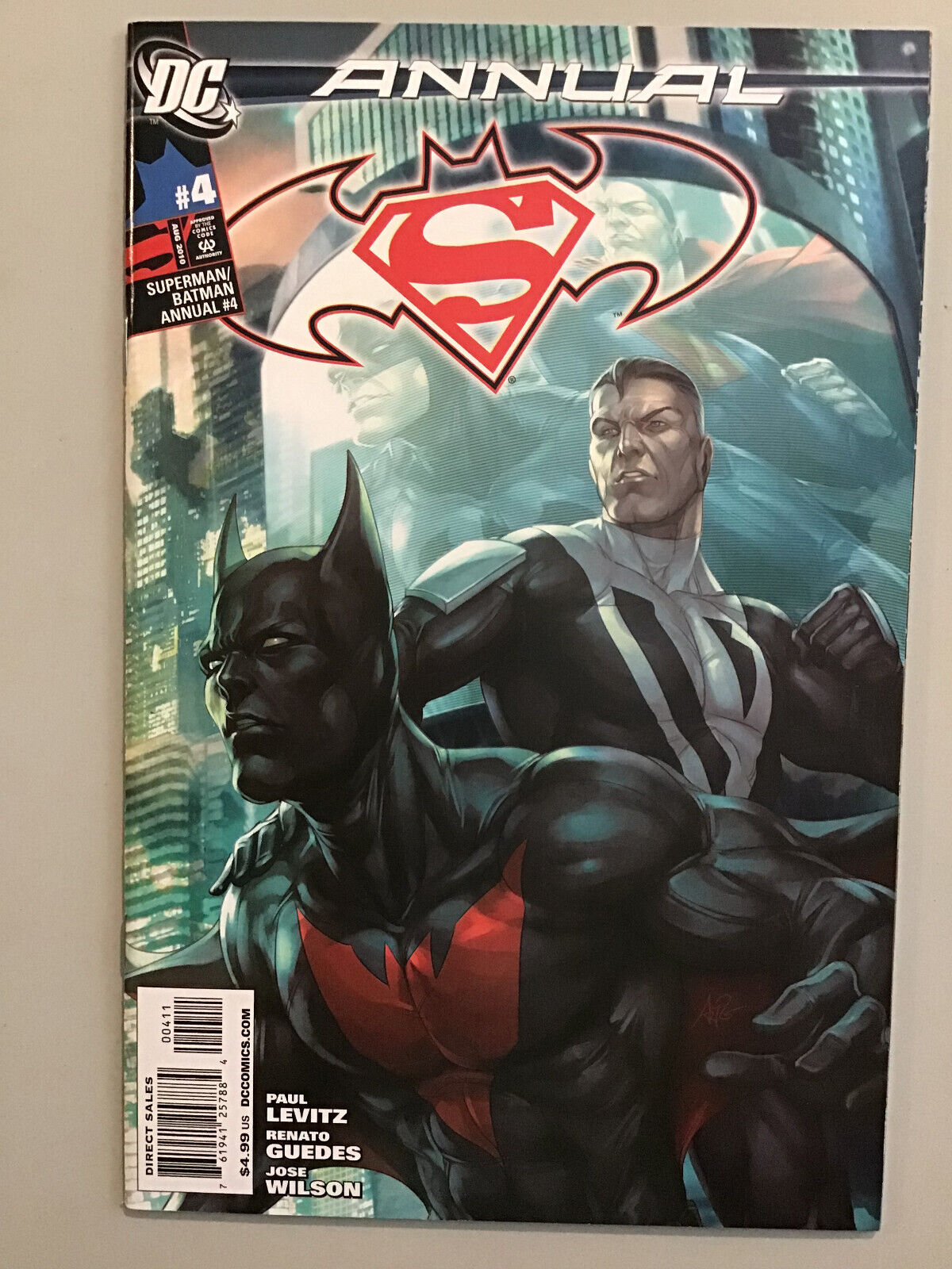 Superman Batman Annual 4 (2003 DC) 1st Batman Beyond in DCU Artgerm Cover Key