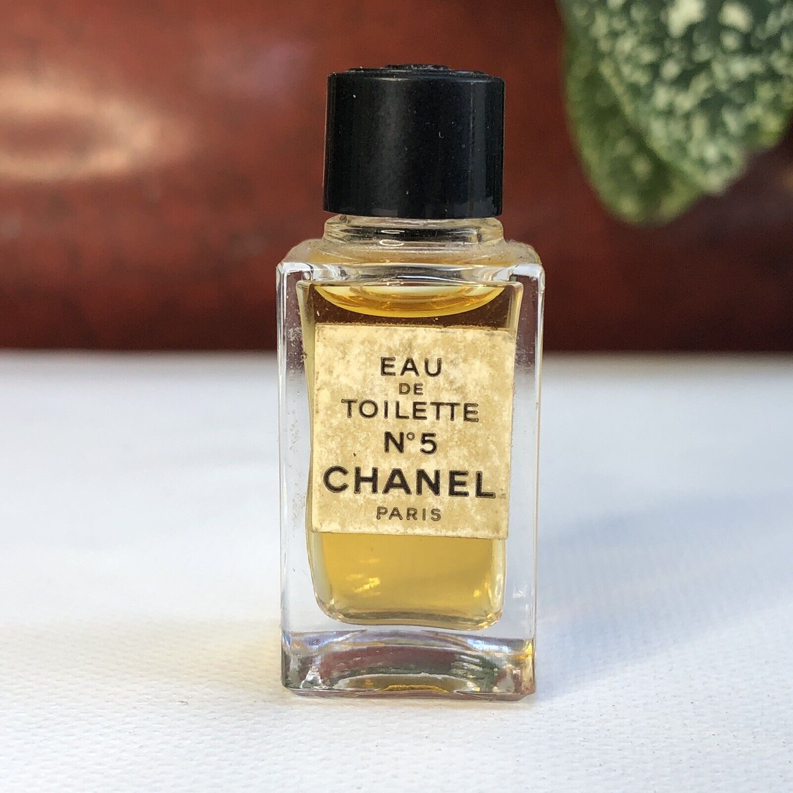 💝Vintage Chanel No 5 EDT 4ml Mini Purse Perfume NOS Original Formula Aged Label