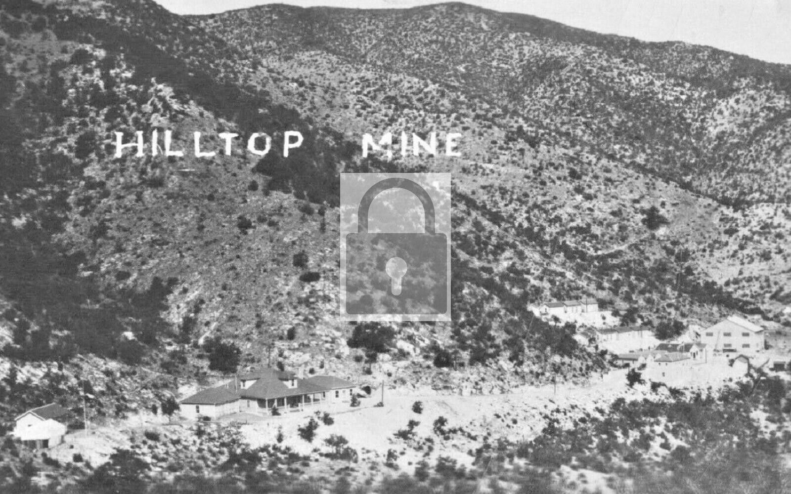 Hilltop Mine Cochise County Arizona AZ Reprint Postcard