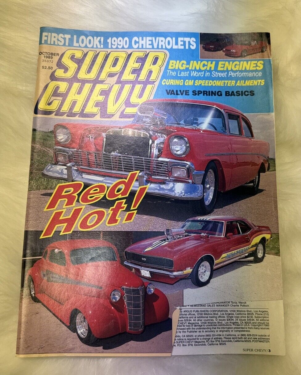 Super Chevy Magazine October 1989  