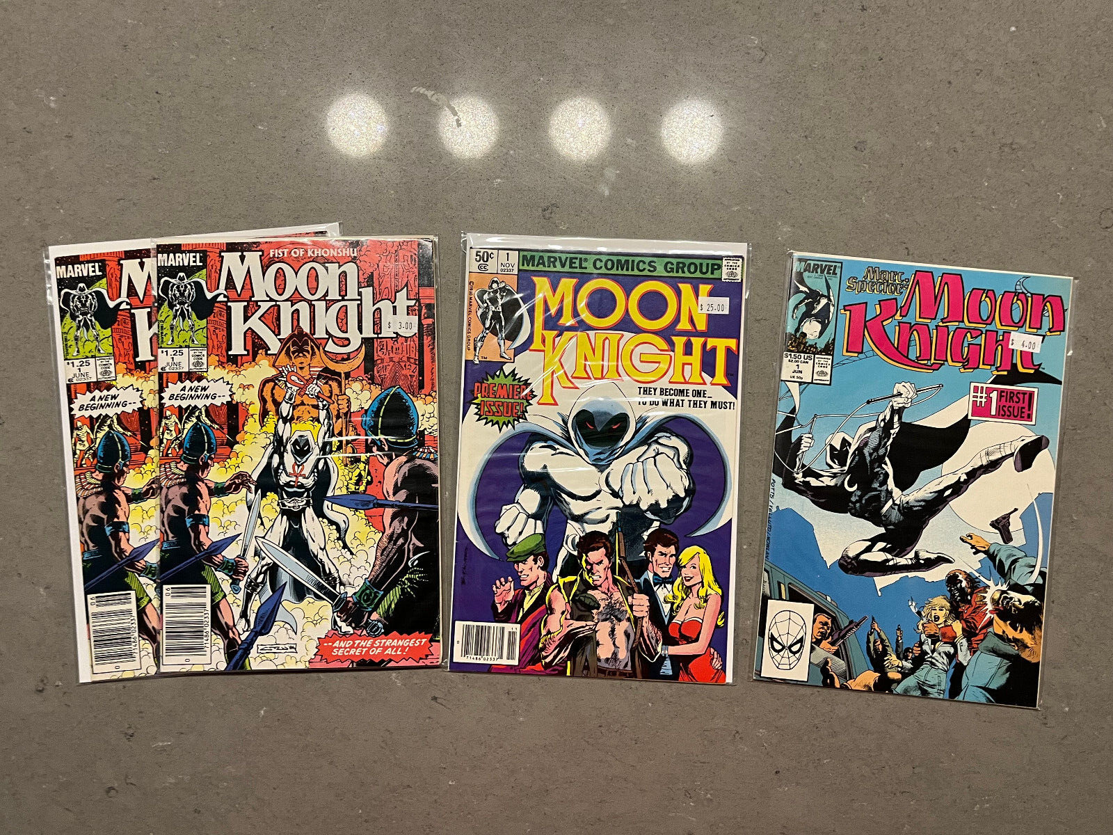 Moon Knight 1 MARVEL COMICS 1980 1st Ongoing Series, 1985, 1989