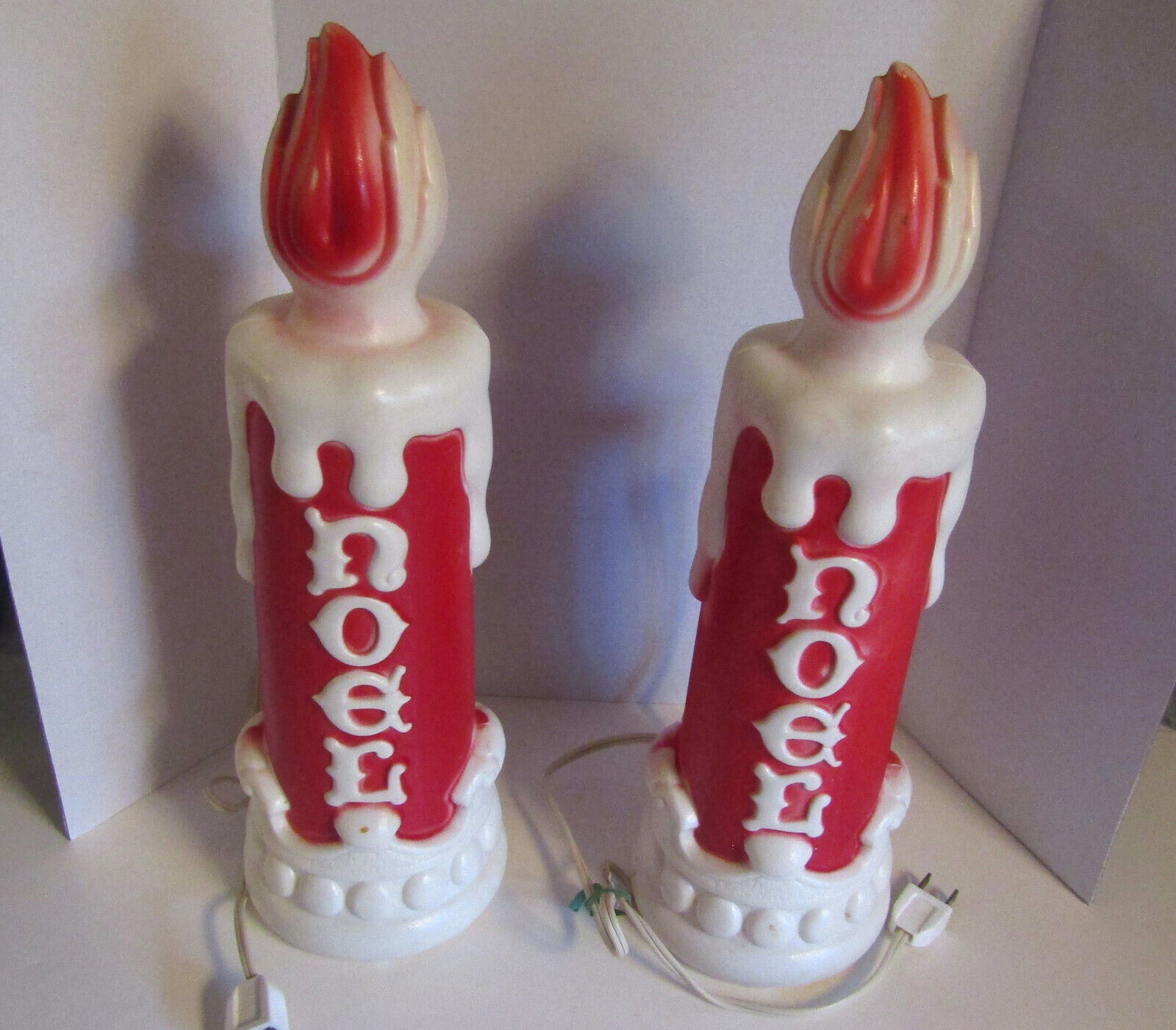 1970 Empire Noel Candle Blow Molds 13.5\