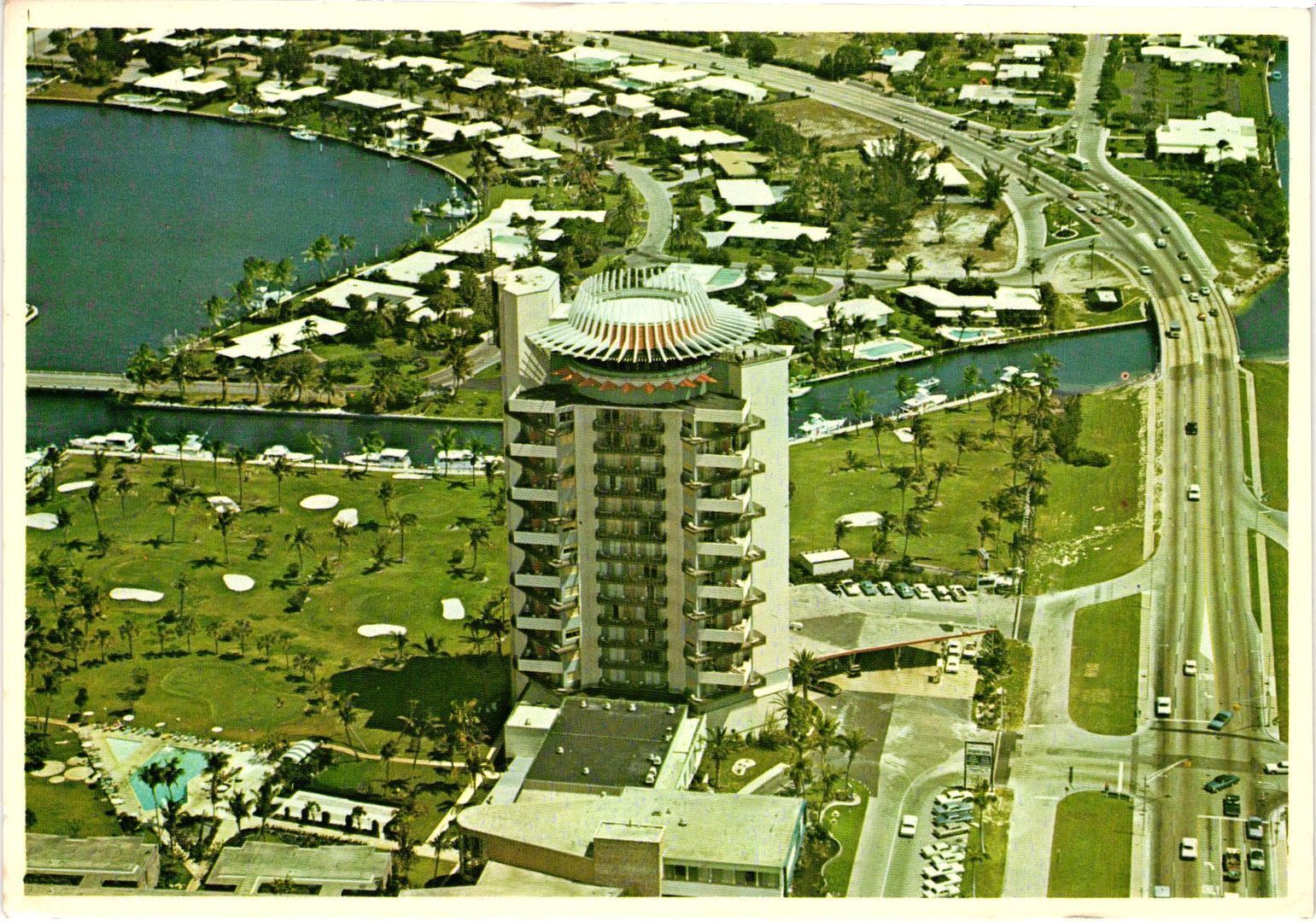 Vintage Postcard 4x6- Pier 66, Ft. Lauderdale, FL 1960-80s