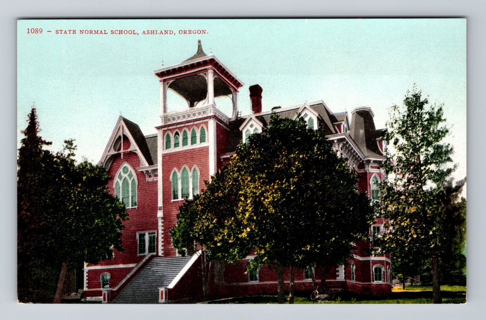 Ashland OR-Oregon, State Normal School, Antique, Vintage Postcard