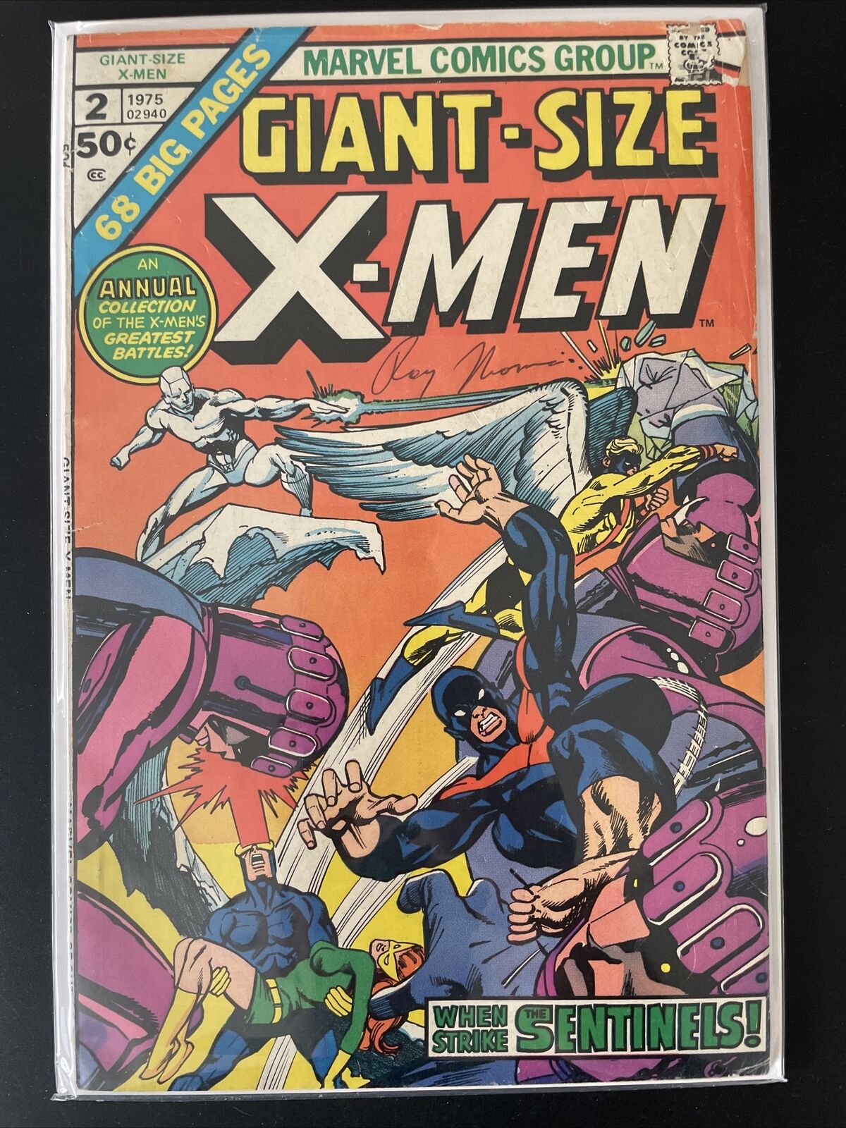 Giant-Size X-Men #2 (Marvel 1975) - SIGNED Roy Thomas