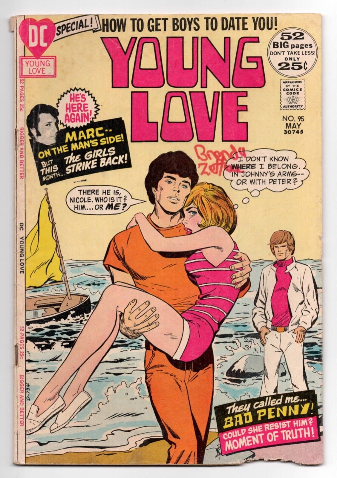 Young Love #95 (DC, 1971) Romance Comic, RARE, GGA | GD 2.0