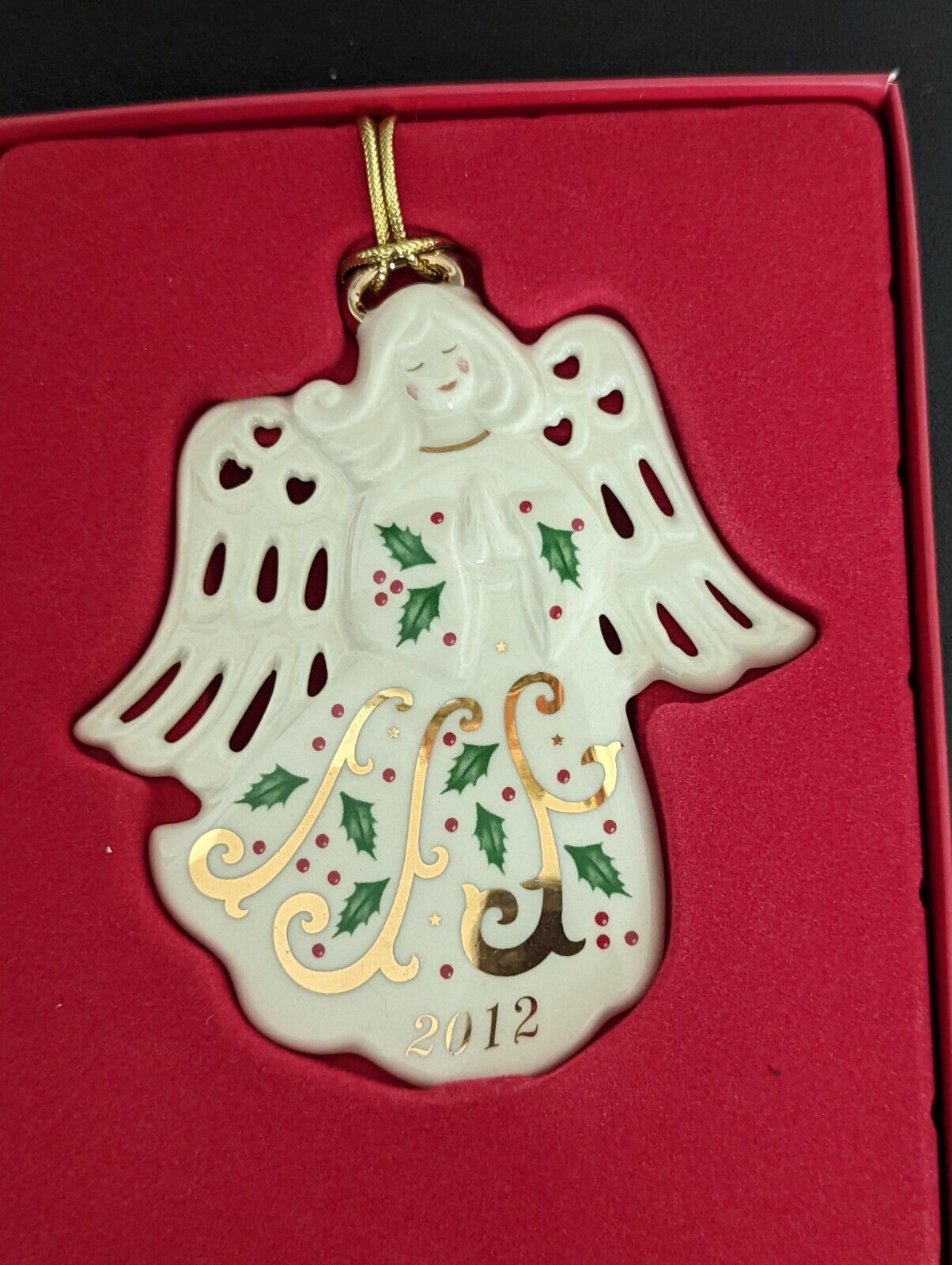 Lenox Angel Ornament 2012
