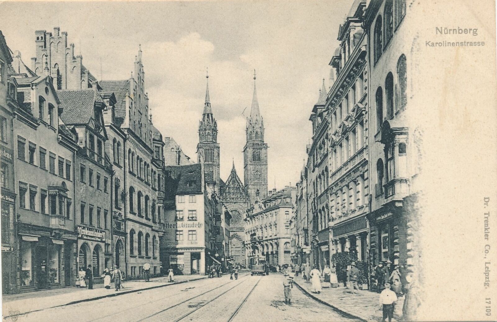 NURNBERG - Karolinenstrasse - Nuremberg - Germany - udb (pre 1908)