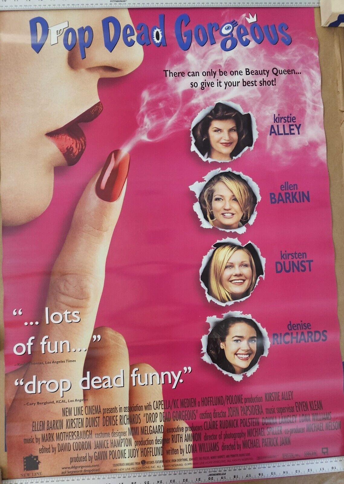 Drop Dead Gorgeous 27 x40  DVD promotional Movie poster