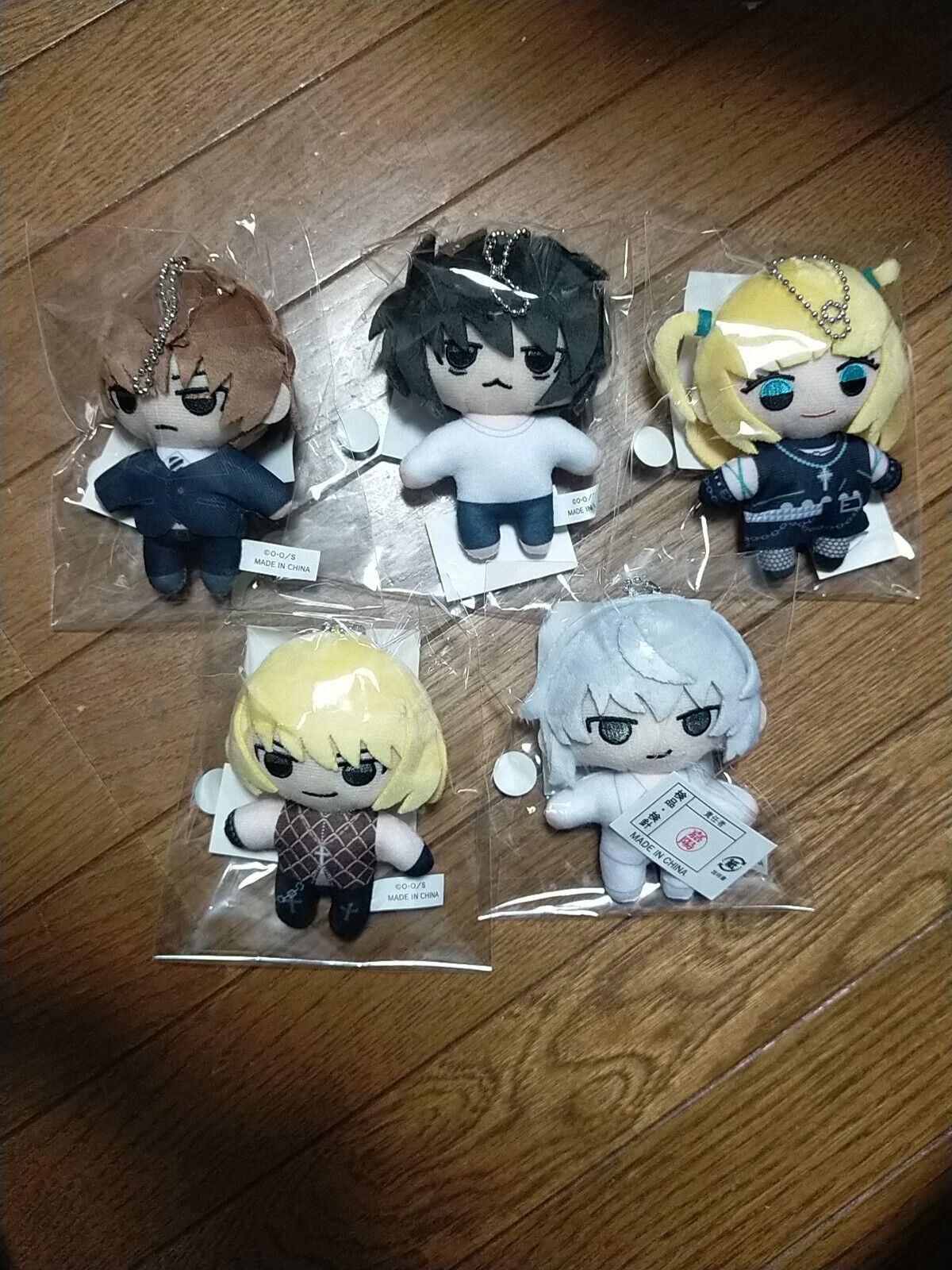 Death Note Exhibition 2023 Limited Mini Plush Doll Mascot Total 5 types set