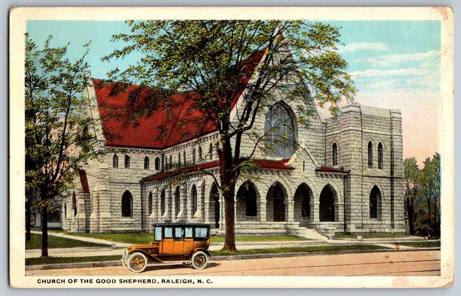 Raleigh, North Carolina NC - Church of the Good Shepherd - Vintage Postcard