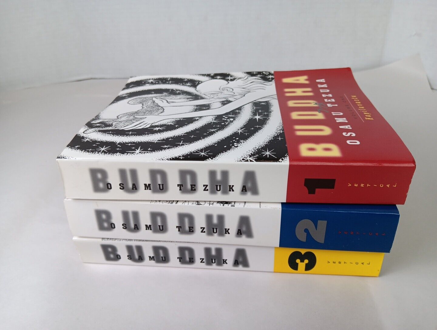 Buddha Vol. 1-3 - Osamu Tezuka Manga Comic Paperback Lot - Very Good