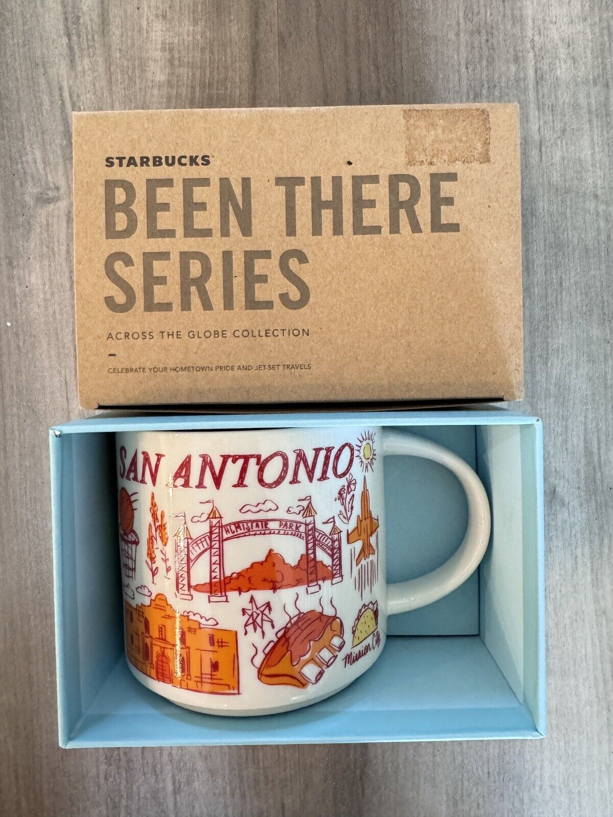 New Starbucks San Antonio Been There Series City Mug 14oz Cup