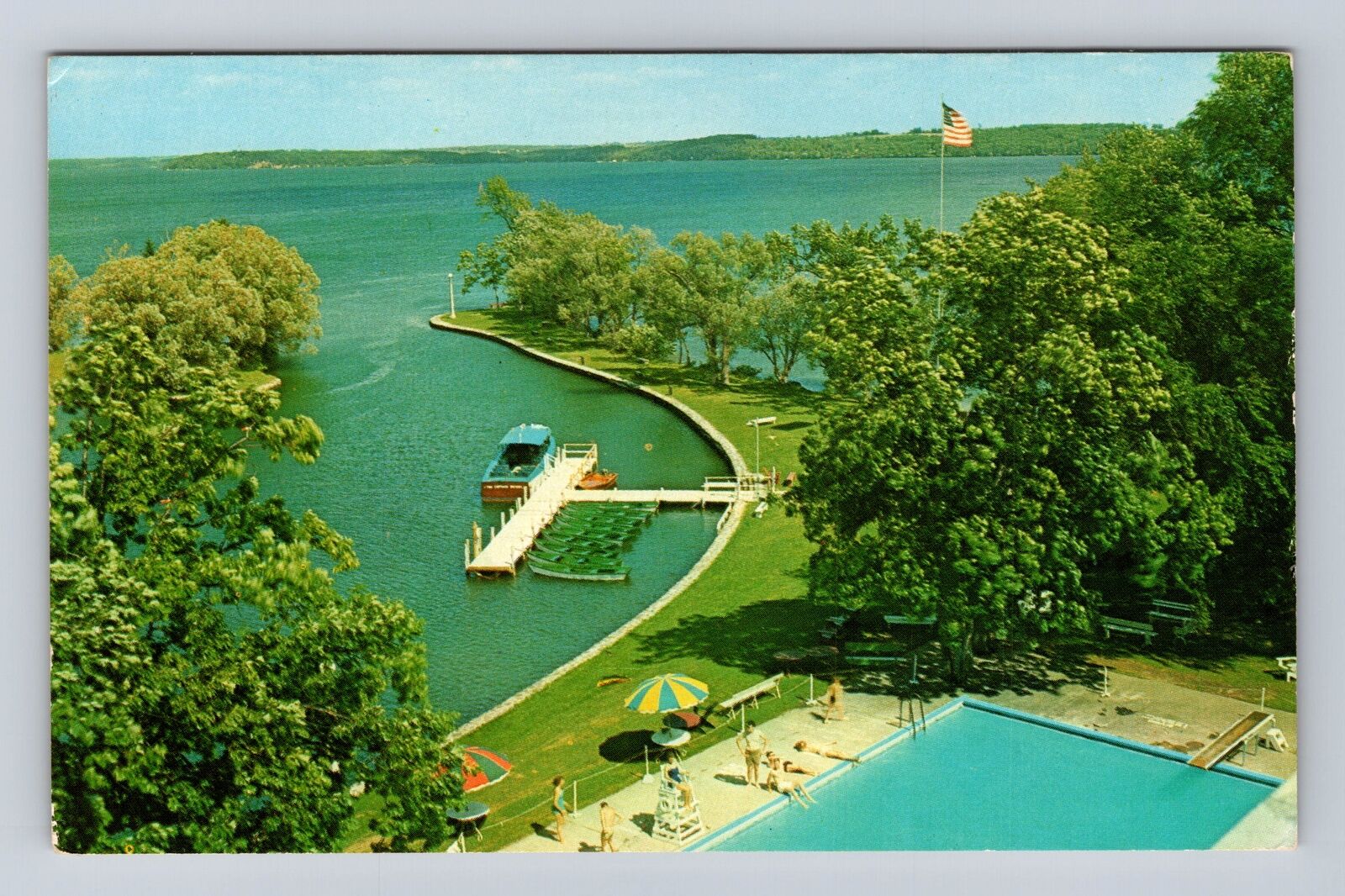 Green Lake WI-Wisconsin, The American Baptist Assembly, Vintage Postcard