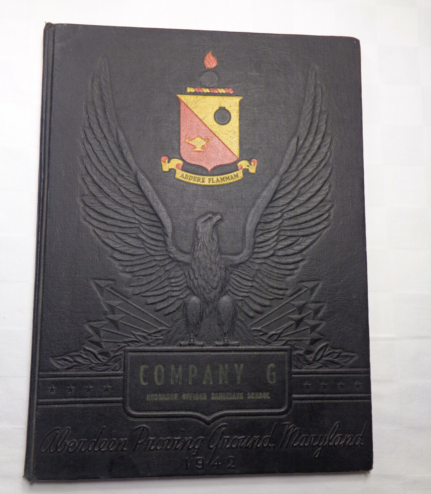 1942 Yearbook Ordnance Officers Candidate School Aberdeen Proving Grounds MD WW2