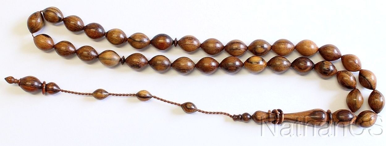 Prayer Beads Tesbih Very Rare Paradise Wood OUD - Collector's
