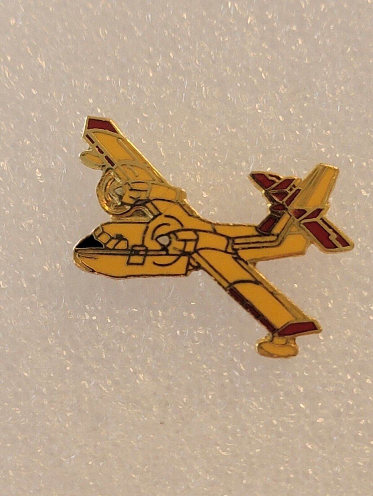 Water Bomber CL-415 Avion Bombardier D\'eau Superscoopers Aerial Firefighter Pin