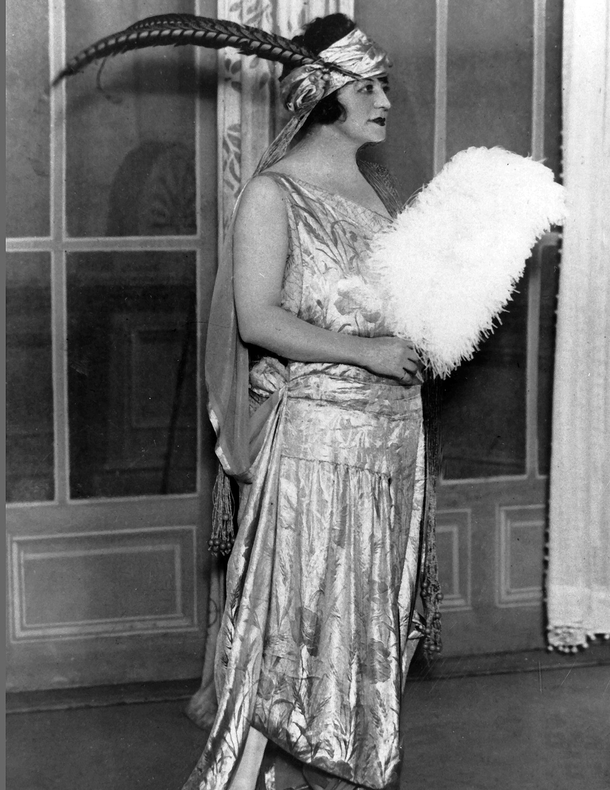 1920\'s Flapper Miss Nancy Spry Old Photo 8.5\