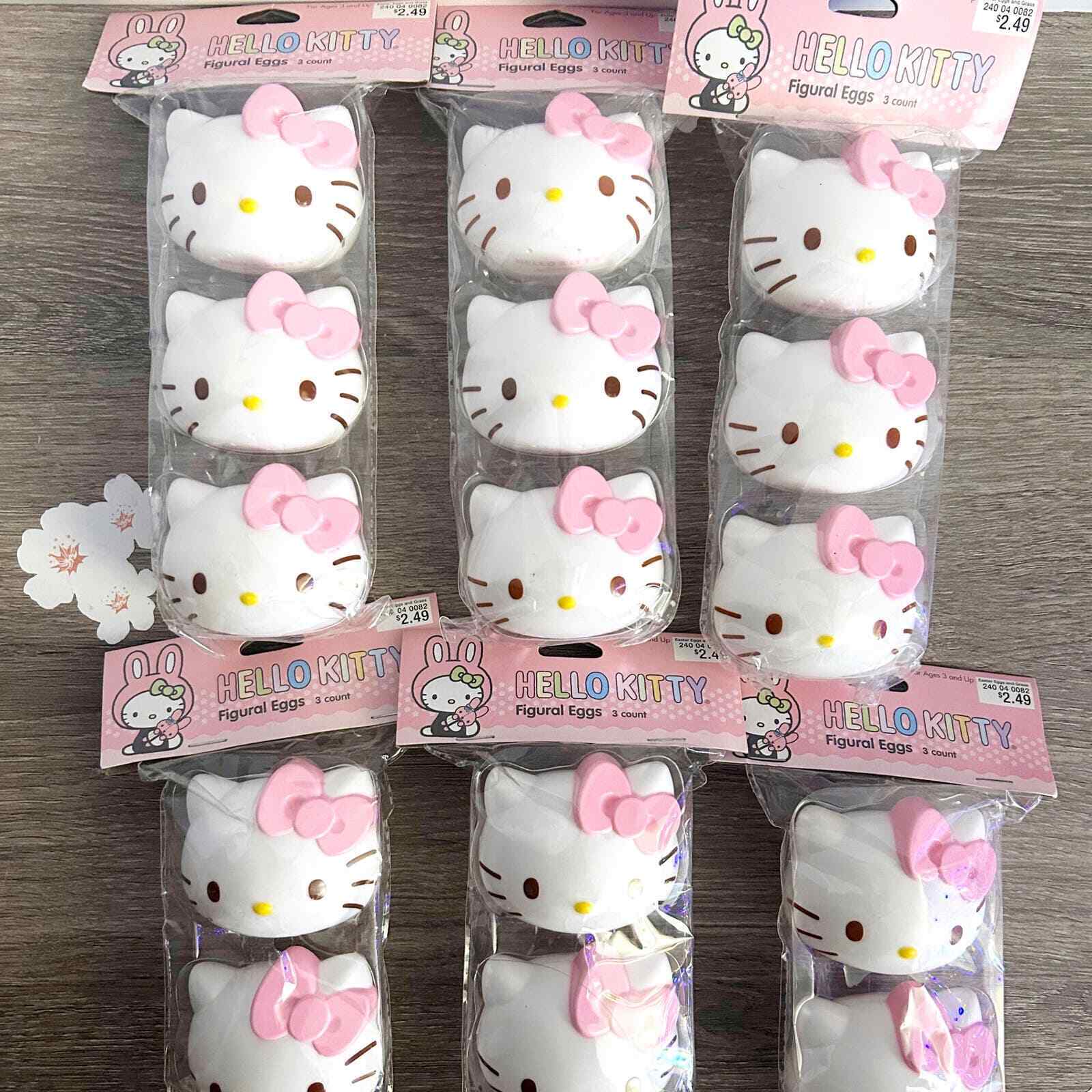 Hello Kitty Treat Containers 3 Count by Sanrio 2011 Easter Mini Seasonal New x6