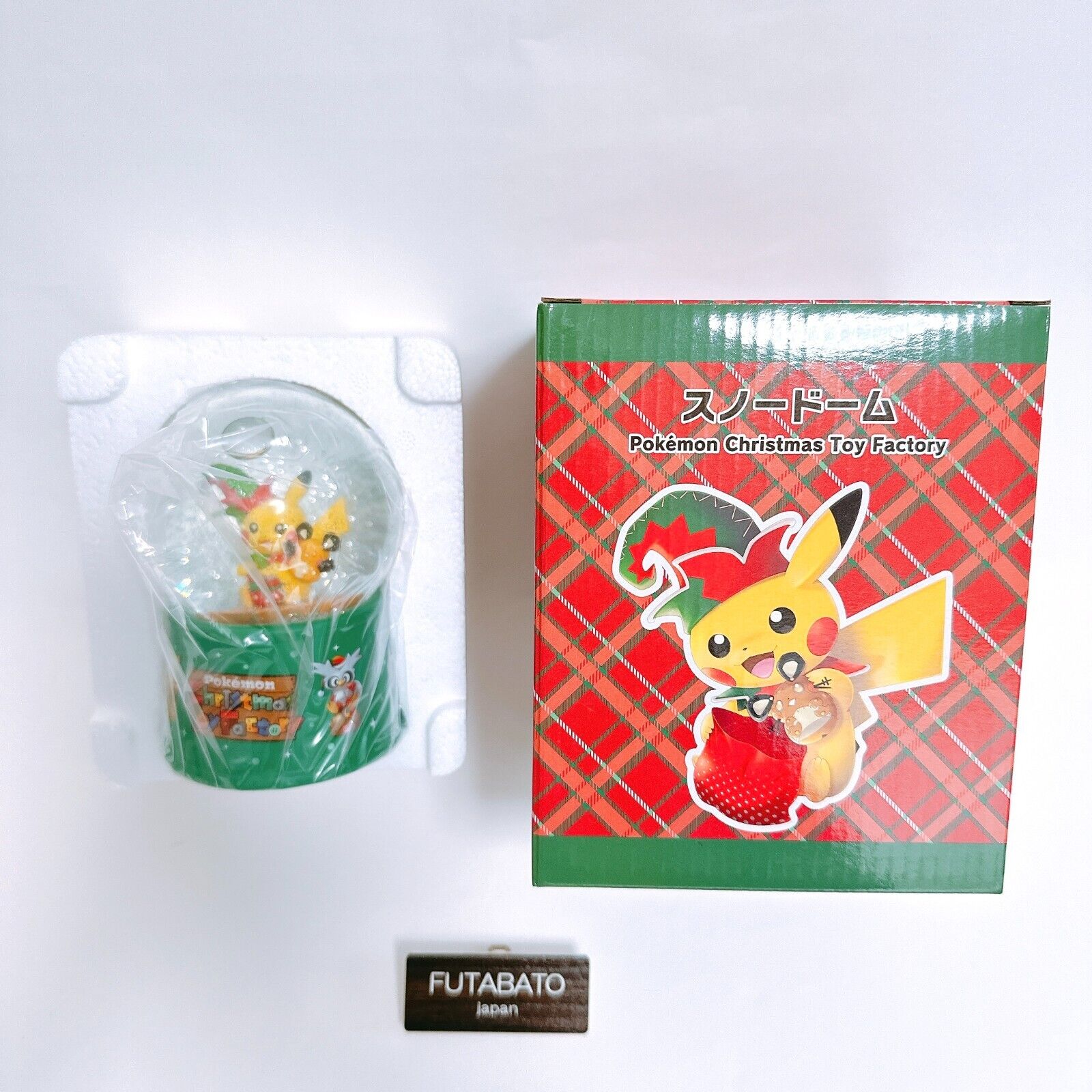 Pokemon Snow Dome Pikachu Christmas Toy Factory Pokemon Center Original In Stock