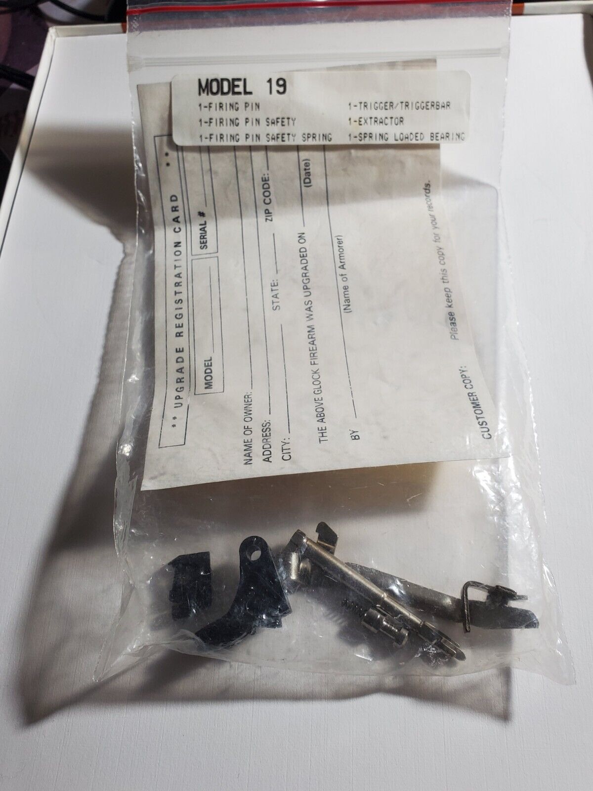 Vintage/Rare/Original Glock Model 19 Up Grade Kit Complete, OLD-BUT-NEW 
