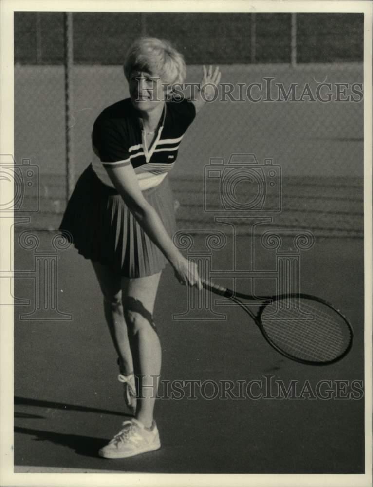 1984 Press Photo Janice DeMayo, Tennis Player