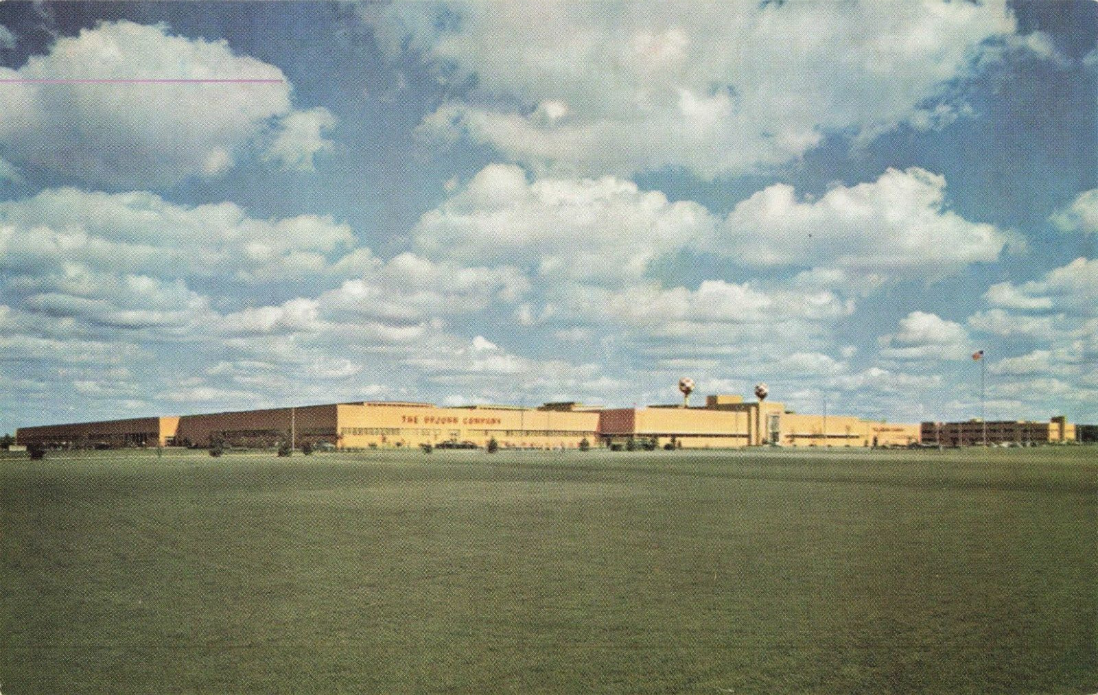 Kalamazoo MI, Upjohn Company, Main Manufacturing Building, Vintage Postcard