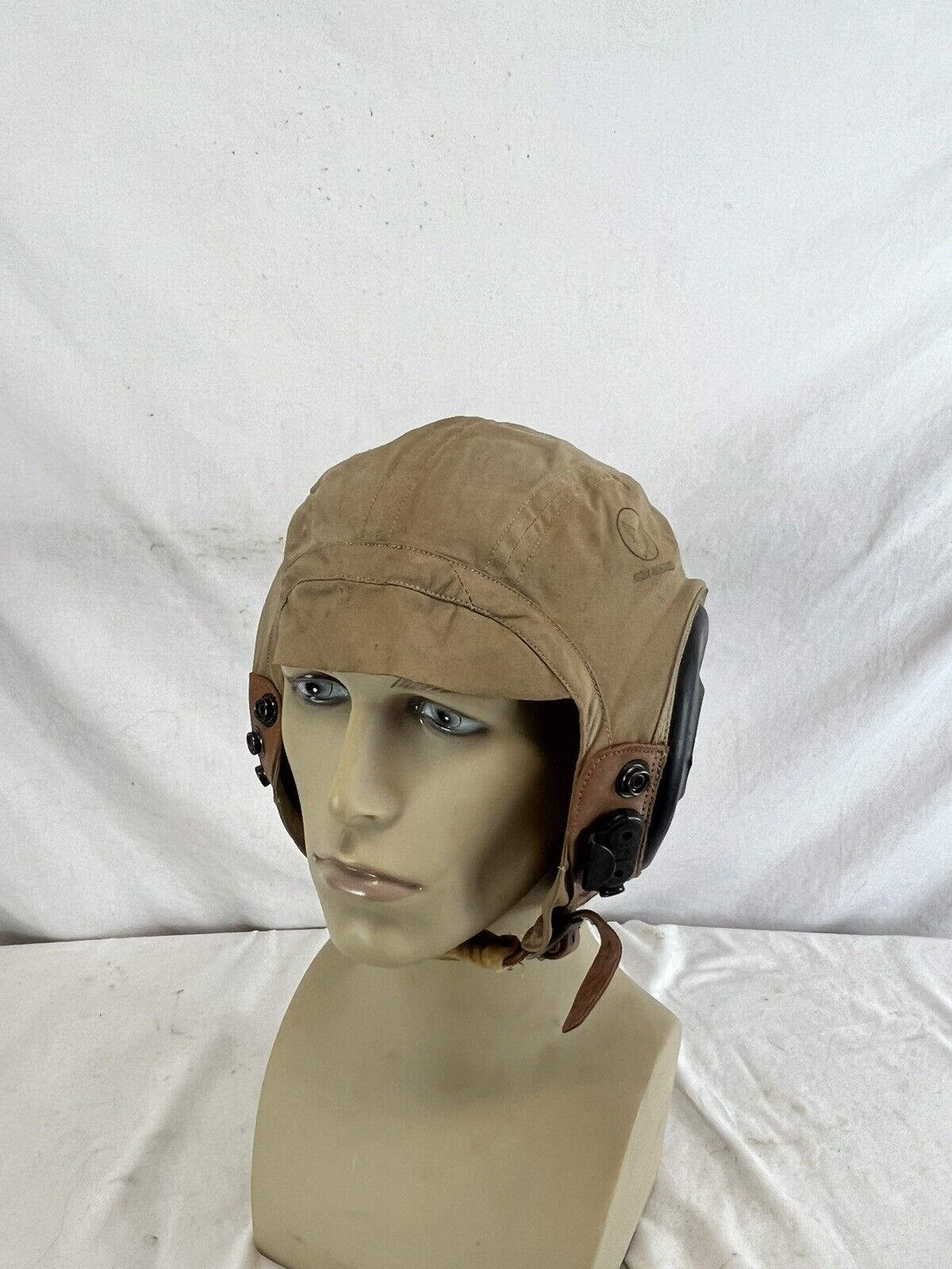 WW2 US Army Air Forces AN-H-15 Pilots Summer Flight Helmet Large