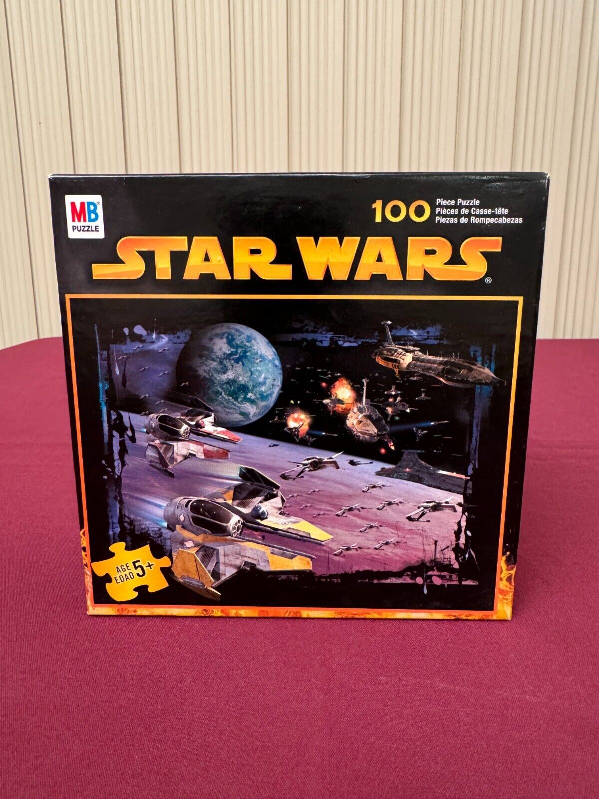 Star Wars Puzzle 100 Pcs Complete, Hasbro, MB