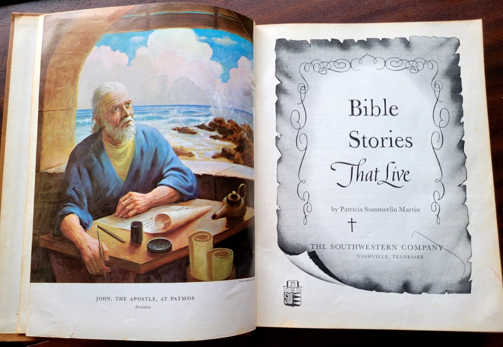 Bible Stories That Live ~ 1966 Vintage Book ~ Beautiful Illustrations