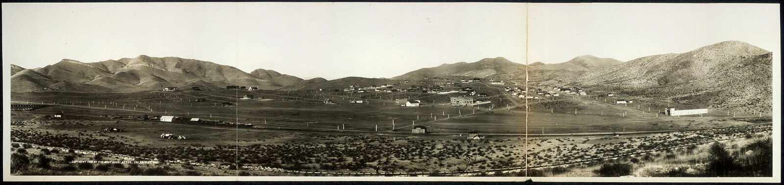 Photo:1909 Panorama: Warren,Bisbee,Cochise County,Arizona