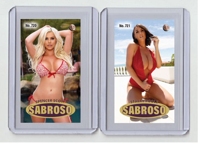 Stacey Poole rare MH Sabroso #\'d x/3 Tobacco card no. 721
