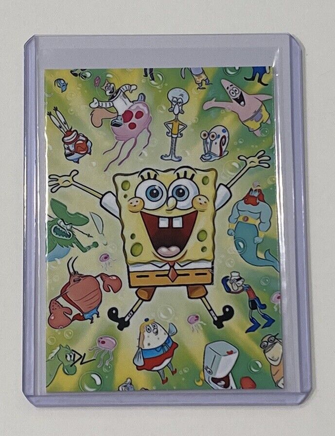 SpongeBob SquarePants Limited Edition Artist Signed Trading Card 7/10