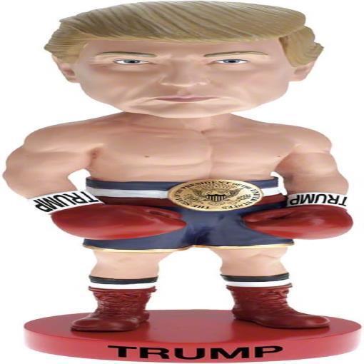 Royal Bobbles Donald Trump Never Surrender Boxer Collectible Bobblehead Statue