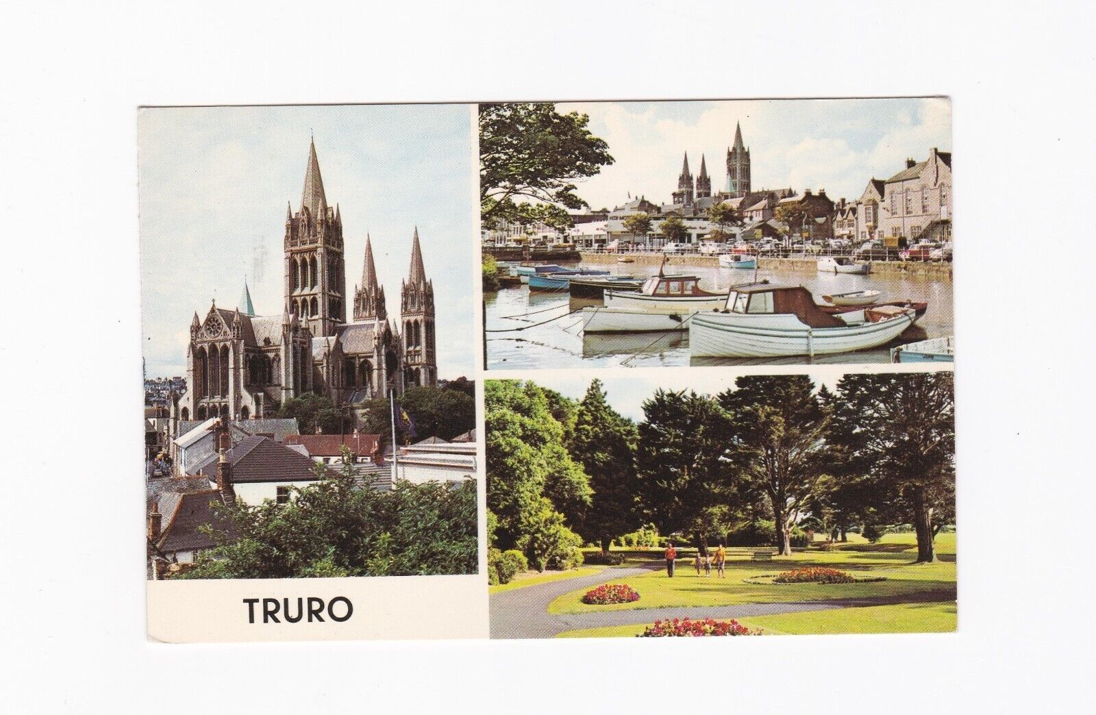 England Scotland Vintage Postcard Truro The Cathedral