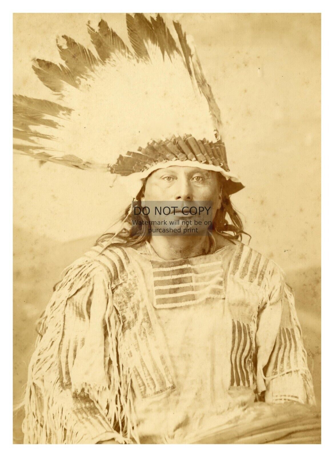 CHIEF GALL NATIVE AMERICAN CHEIF SURVIVOR OF CUSTERS LAST STAND 5X7 PHOTO