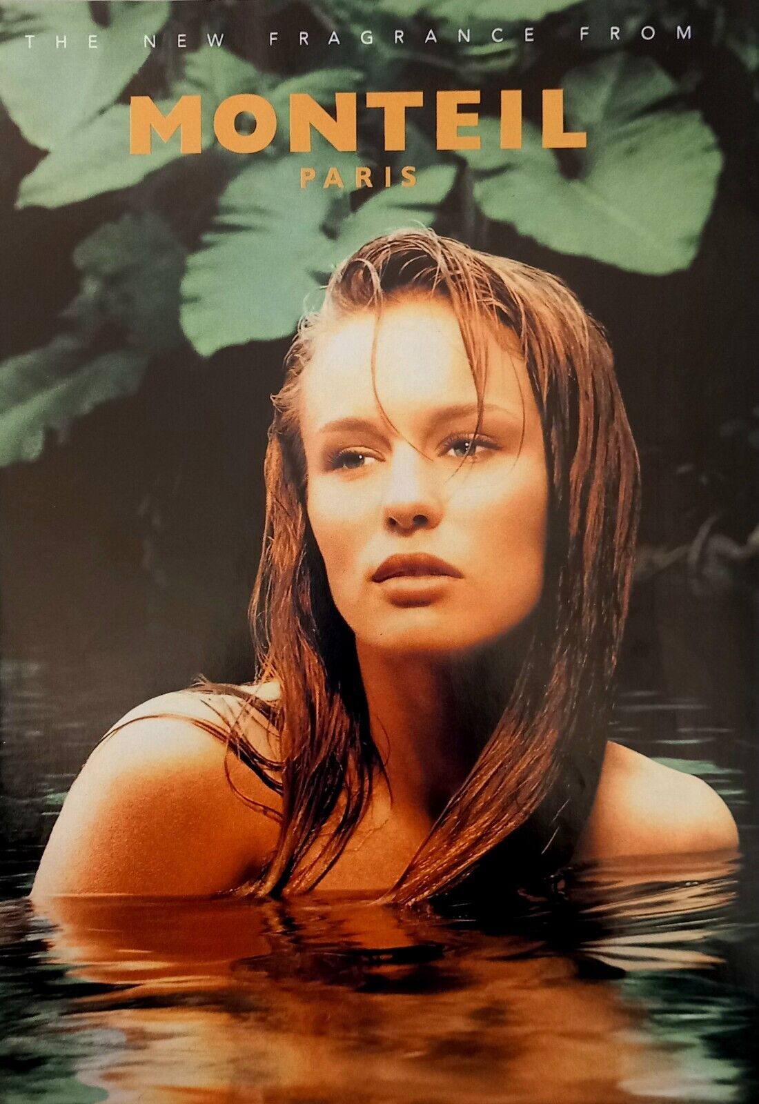 1995 MONTEIL Paris Perfume Magazine Print Ad VOGUE Magazine English