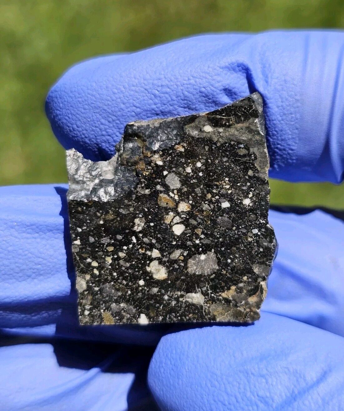 Meteorite**NWA 16716, Lunar Fragmental Breccia**3.503 grams, New Black Lunar