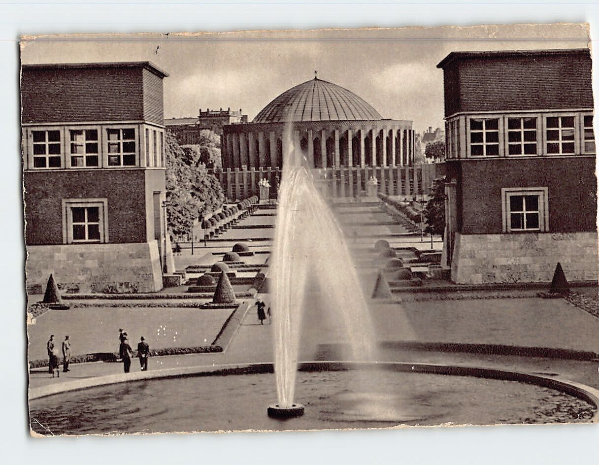Postcard Tonhalle and Ehrenhof Düsseldorf Germany