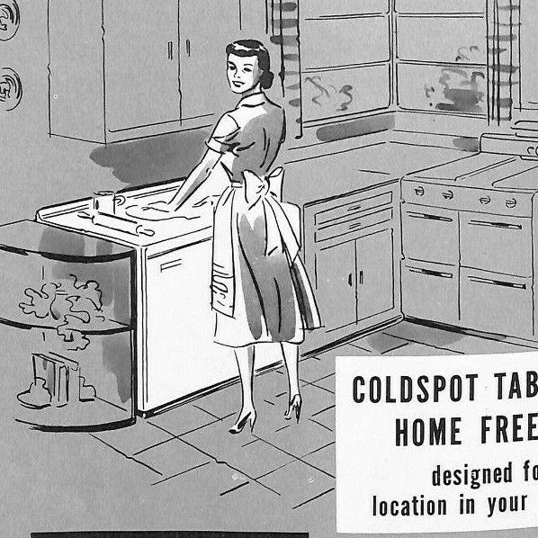 Vintage c1950\'s Sears, Roebuck & Co\'s Coldspot Freezer Operation Guide 12pp VGC