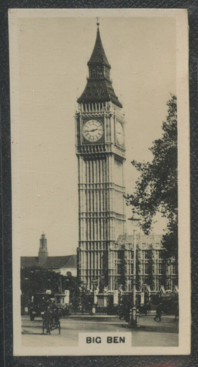 1929 Carreras Views of London #3 Big Ben 