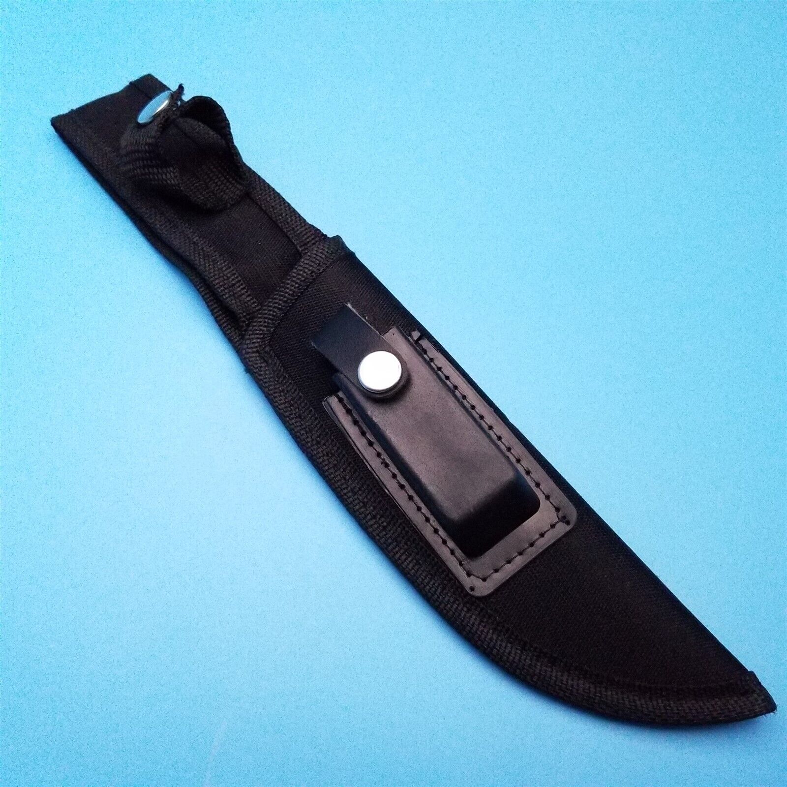 Knife Sheath Only Fixed Blade Black Nylon 11.75\