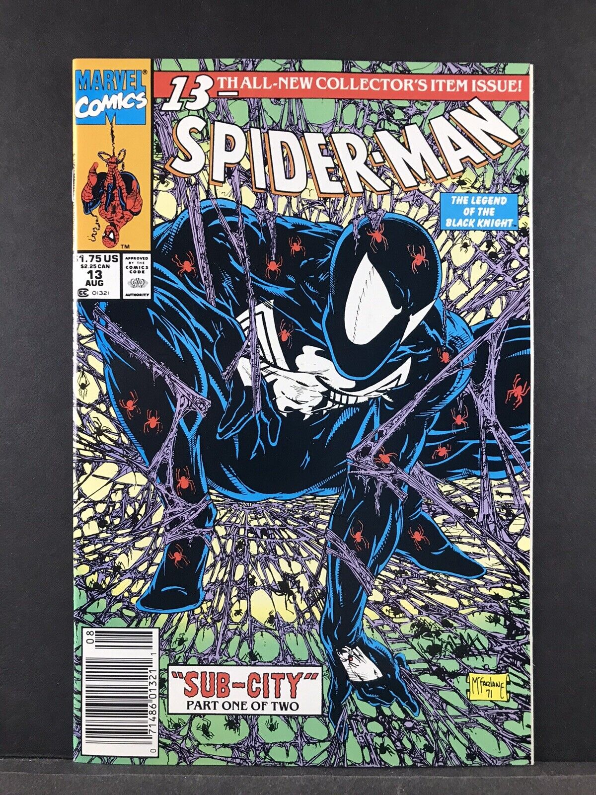 Spider-Man 13 Marvel Comics 1991 McFarlane Art Spider-Man 1 Homage Cover NM