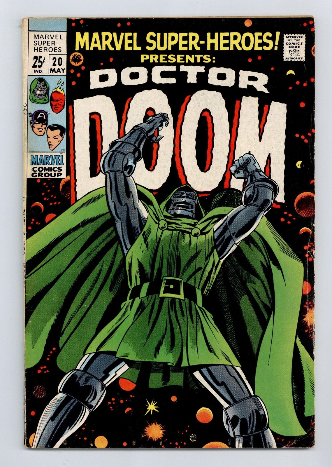 Marvel Super Heroes #20 VG+ 4.5 1969