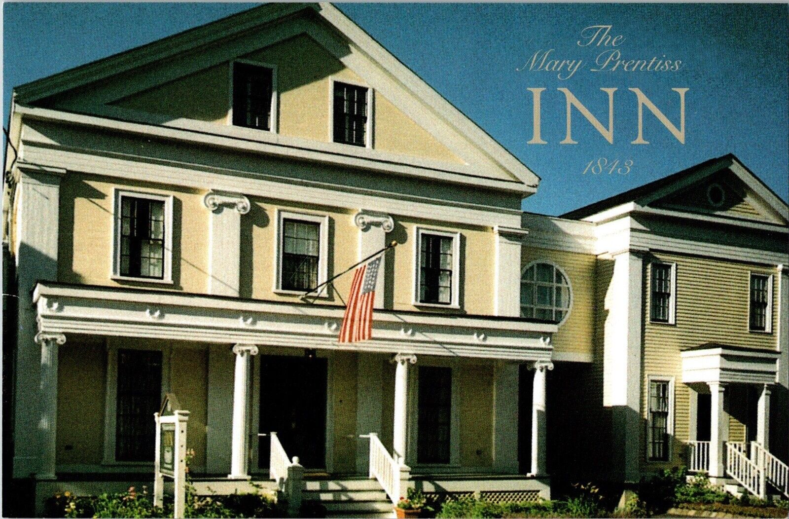 Massachusetts Postcard: The Mary Prentiss Inn- Cambridge, Ma