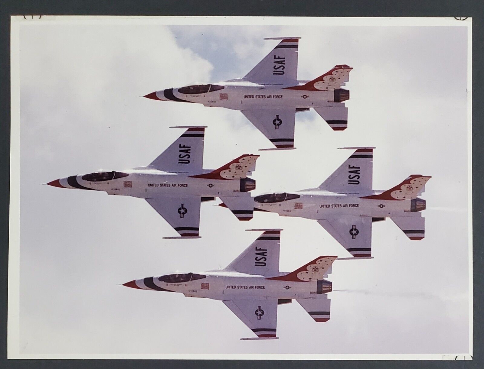 1991 Wichita Kansas McConnell Air Force Base Thunderbirds KS Vintage Press Photo