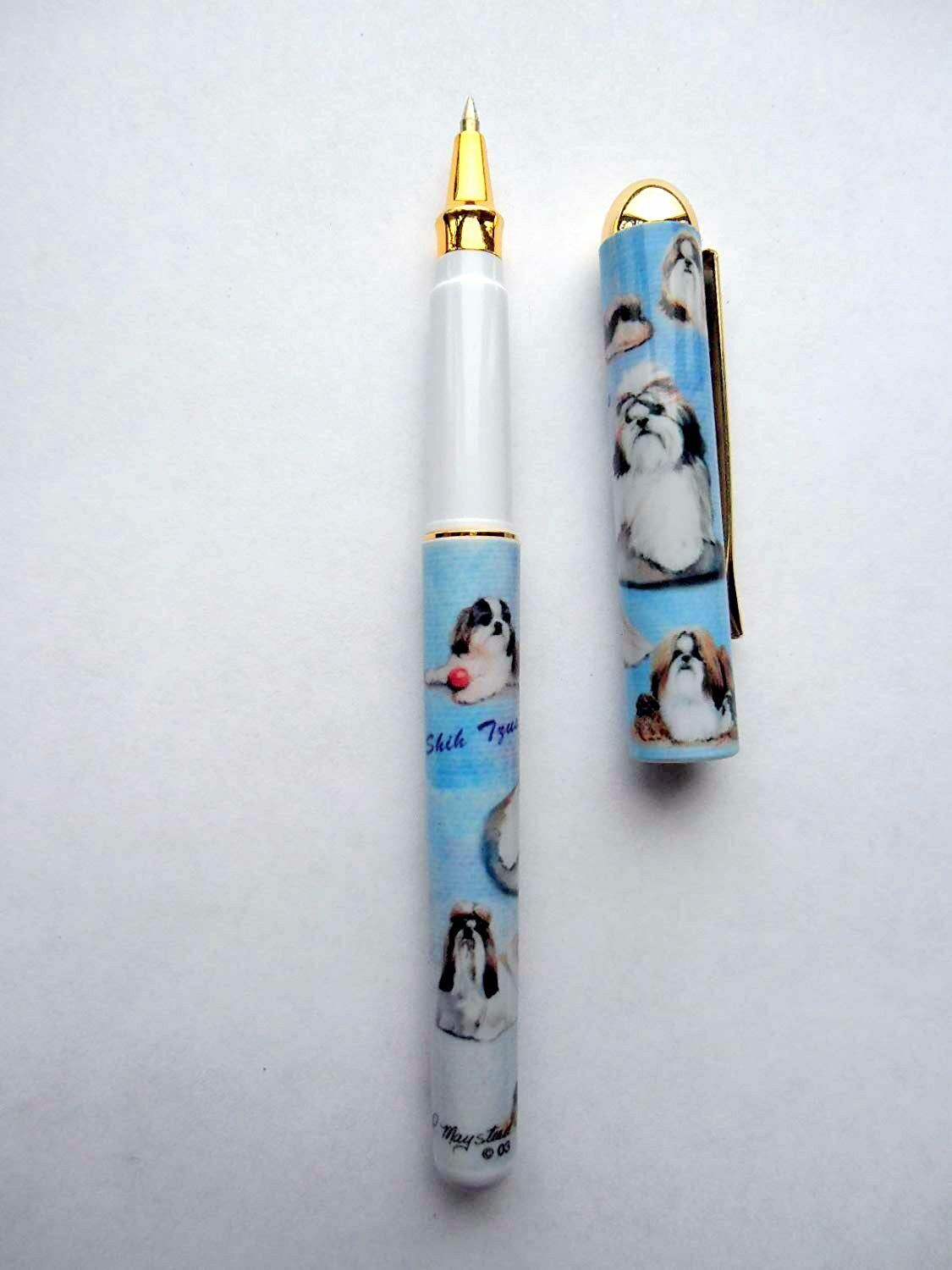New Shih Tzu Pet Dog Designer Pen by Artist Ruth Maystead