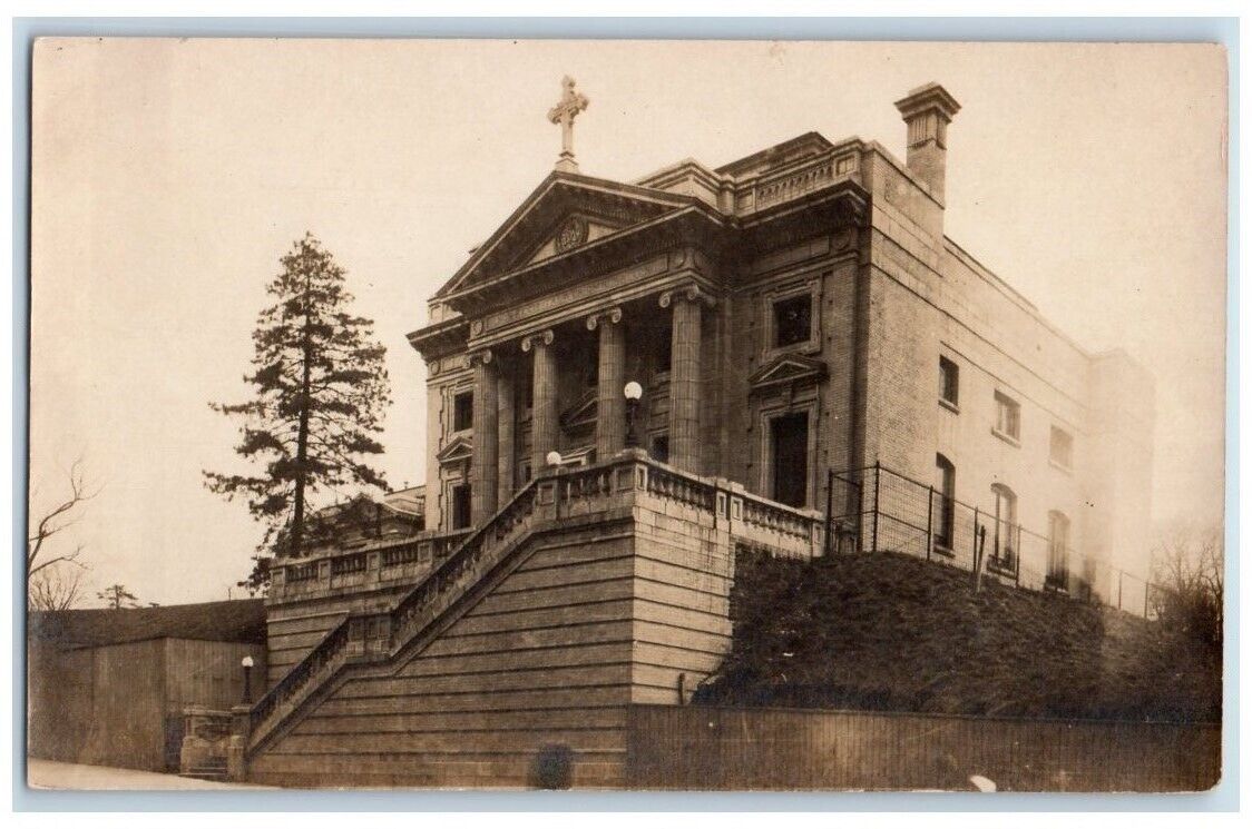 c1910\'s Church Of Our Lady Of Esperanza New York City NY RPPC Photo Postcard